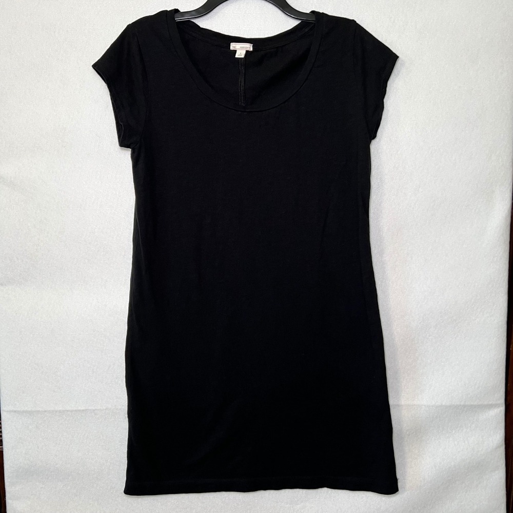 Gap‎ Cotton Comfy Cozy Grunge Lite Scoop Neck Cap Sleeve Mini T-Shirt Dress Sz L